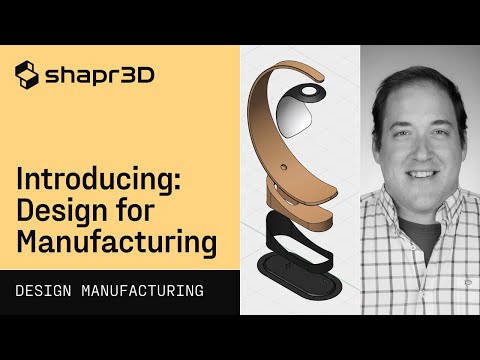 Welcome to a Shapr3D Design for Manufacturing Course by Andrew Camardella