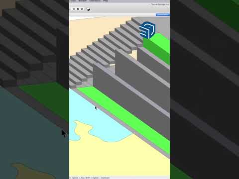 SketchUp City Park in 15 Seconds