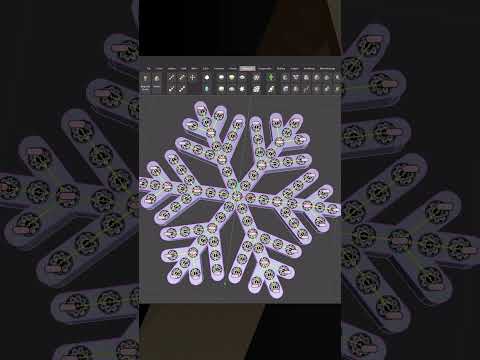 Transforming Curves into Stunning Snowflake Jewelry #shorts | RhinoArtisan 3D Design