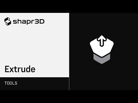 Shapr3D Manual - Extrude | Tools