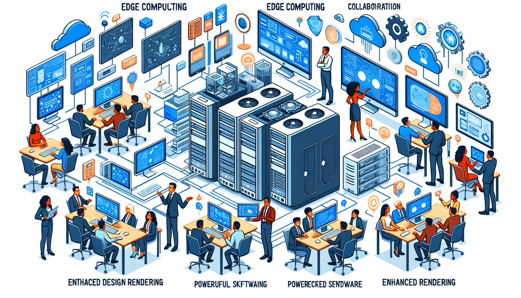 Harnessing Edge Computing for Enhanced Design Rendering and Collaborat