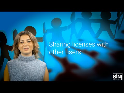 Sharing licenses with other users