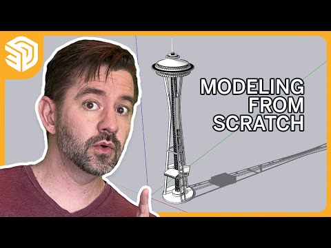 Modeling Seattle's Space Needle in SketchUp LIVE