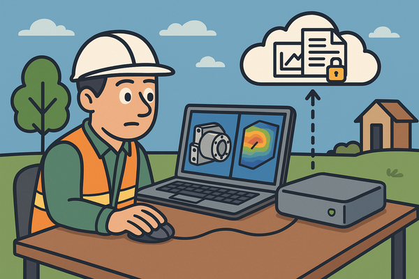 Edge CAD Rendering and Simulation for Remote Sites: Low-Latency Archit