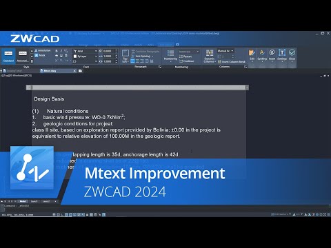 Mtext Improvement | ZWCAD 2024 Official