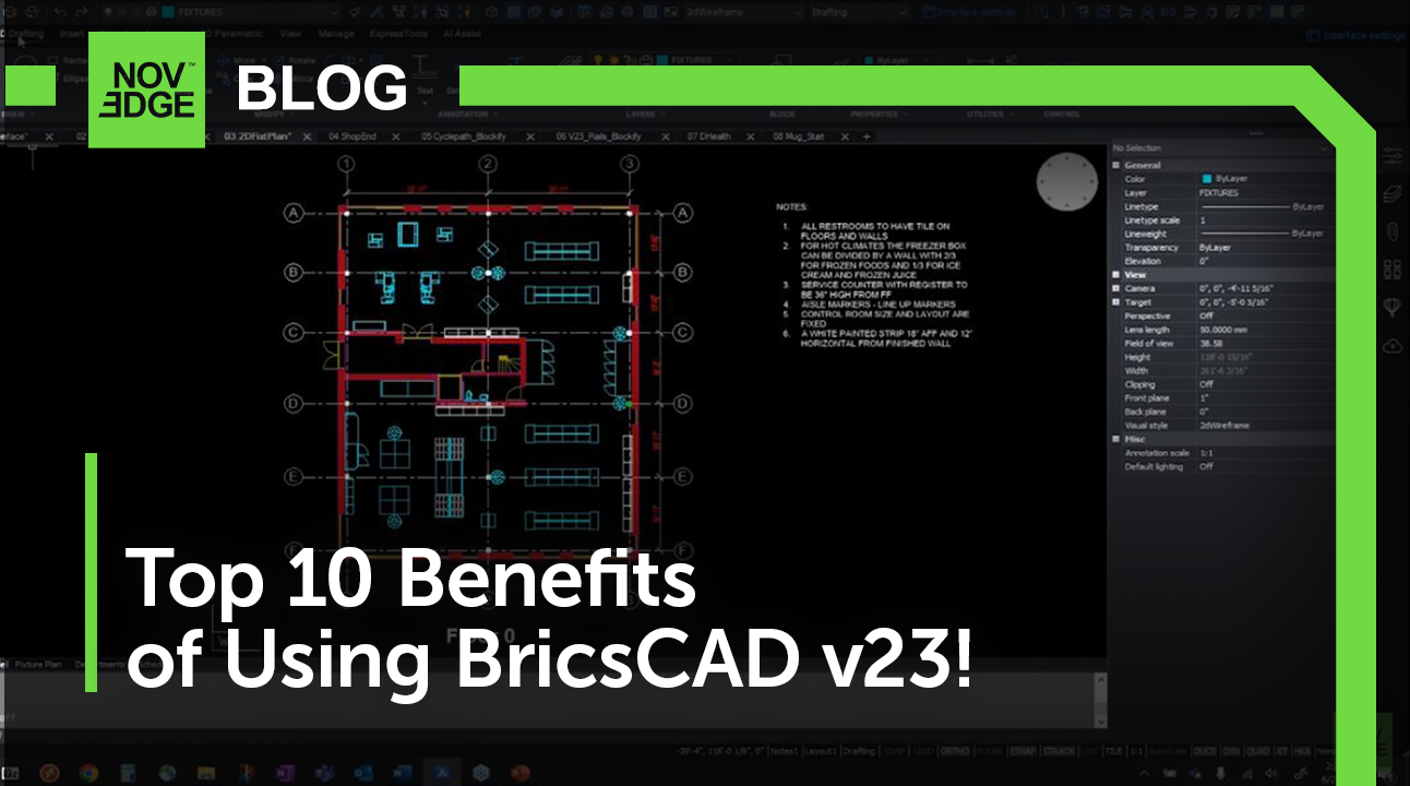 Top 10 Benefits of Using BricsCAD V23!