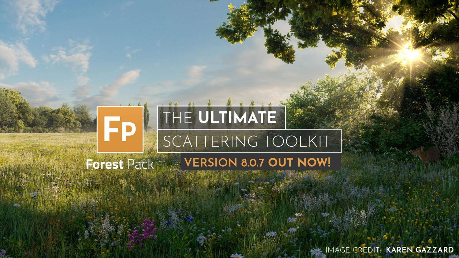 New Forest Pack 8.0.7 Increased Performace With Corona Renderer