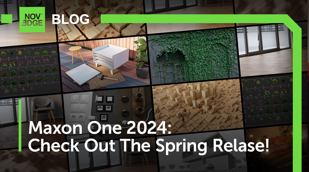Maxon One Spring 2024 Release Packs Particle Power, Toon Shading, and More