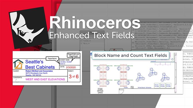 Rhino 7: Enhanced Text Fields