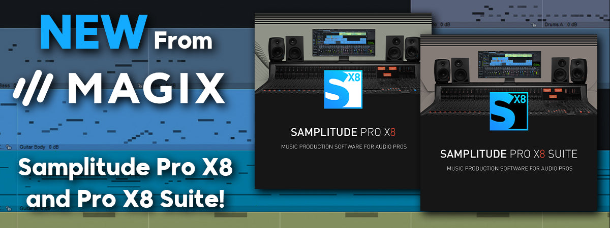 New Fom Magix: Samplitude Pro X8 and Samplitude Pro X8 Suite!