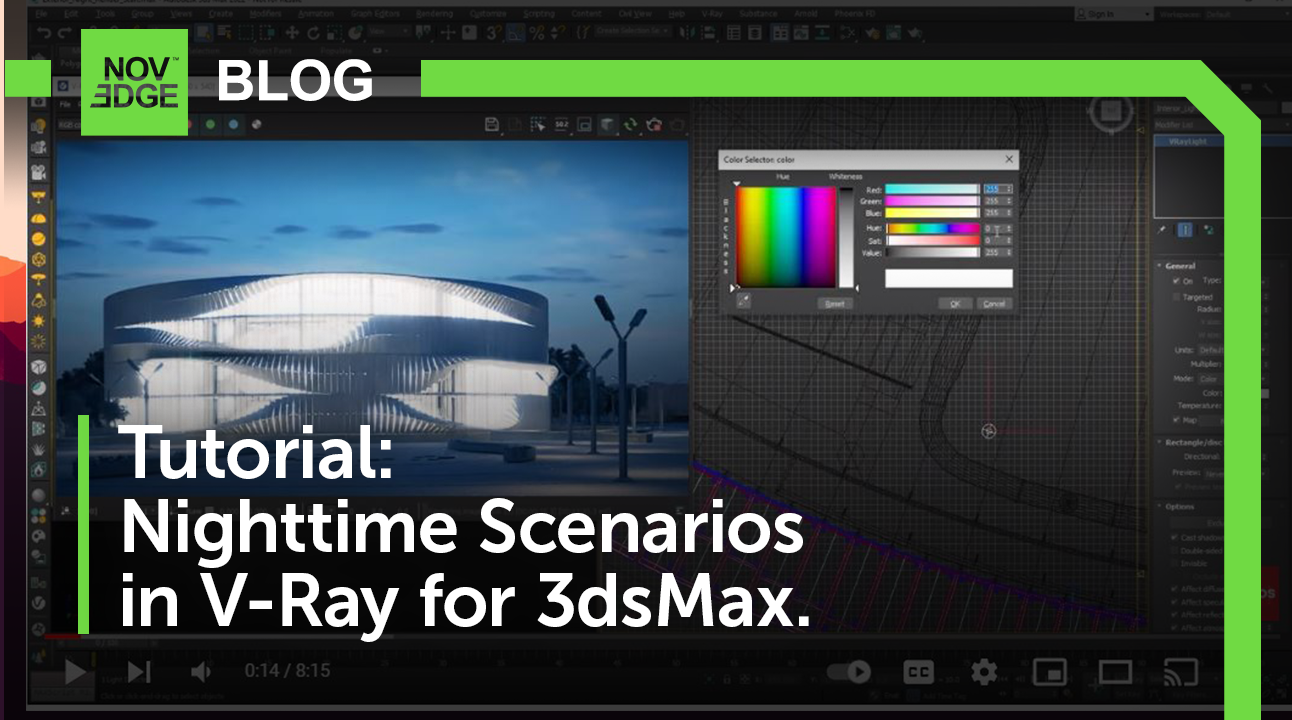 Realistic Exterior Night Lighting With V-Ray for 3ds Max