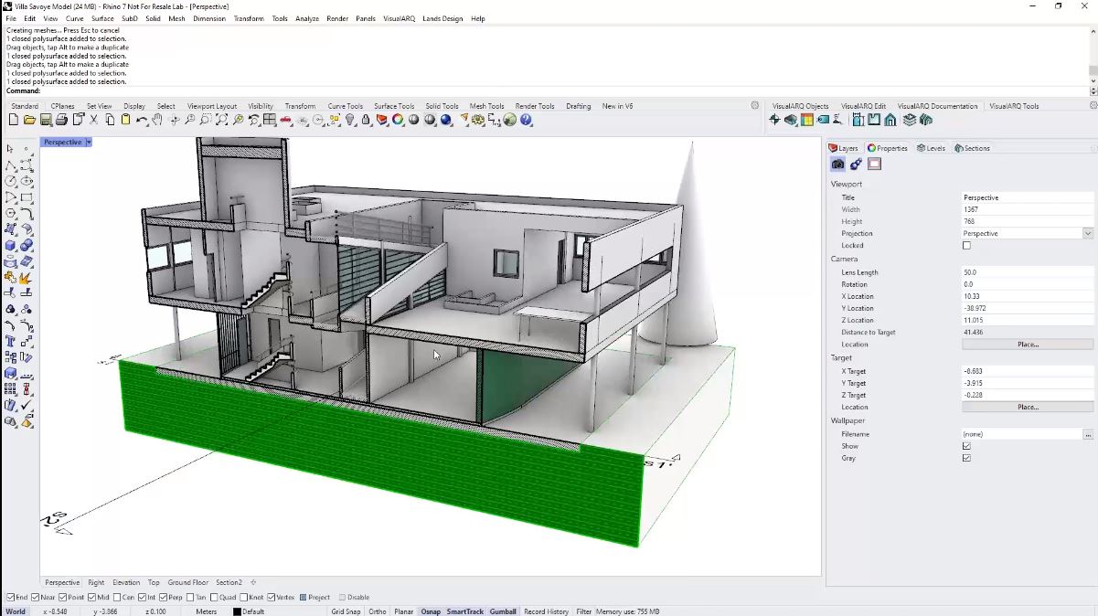 Travel Back and Forth From Rhino to Revit With VisualARQ