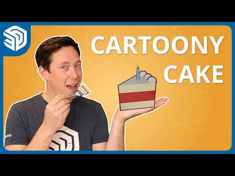 Making a Deliciously Cartoony Cake