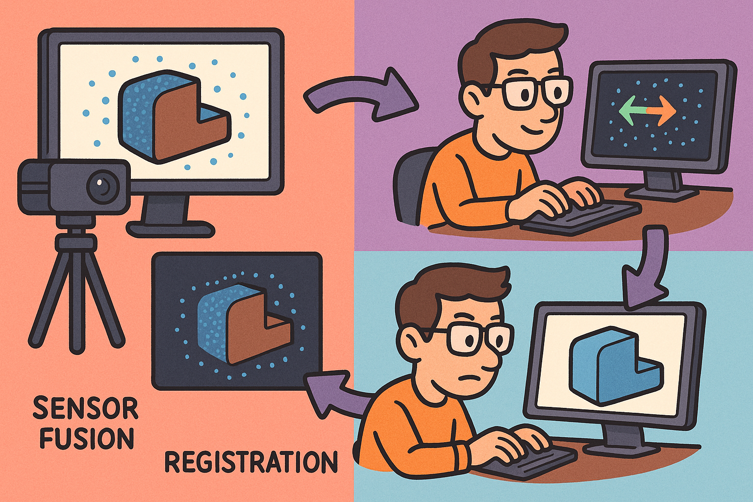Scan-to-CAD Pipelines: Sensor Fusion, Registration, and CAD-Ready Desi