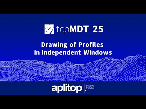 tcpMDT 25 Standard | Drawing of Profiles in Independent Windows