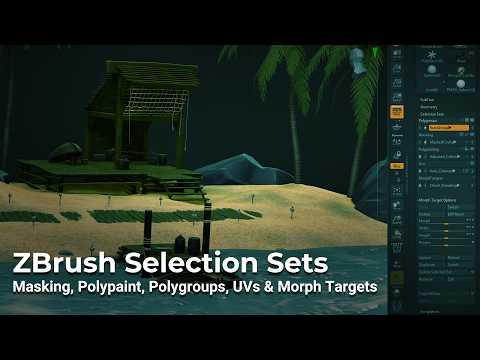 Getting Started with ZBrush Desktop - ZBrush 2027 Selection Sets
