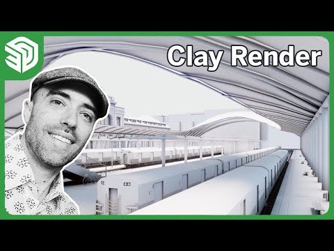 Creating a Clay Render Style with V-Ray
