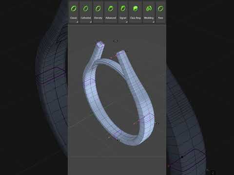 Advanced Cathedral Shank in RhinoArtisan 7.0