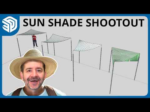 Sun Shade Shootout: Four Extensions for Tensile Structures