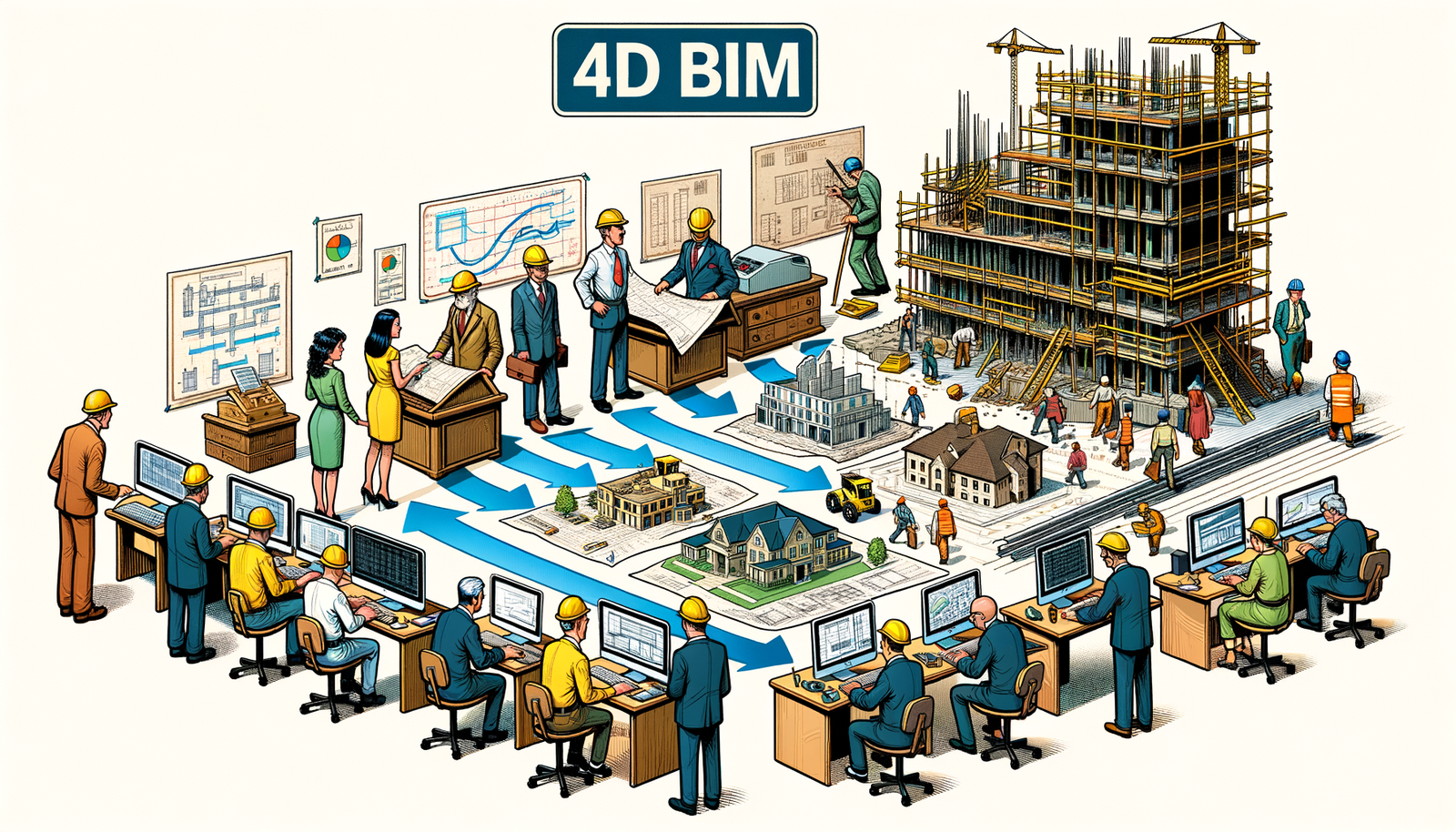 Design Software History: The Evolution of 4D BIM: Transforming Construction Design through Time Integration and Collaborative Technology