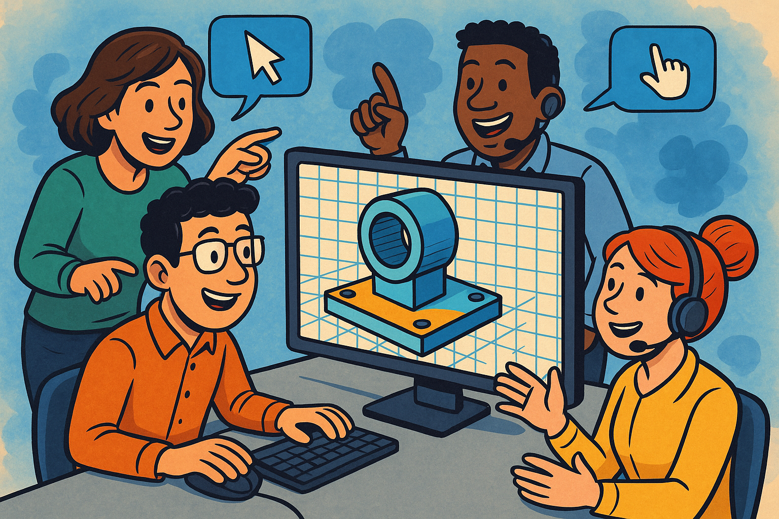 Revolutionizing CAD: Multi-User Editing and Real-Time Collaboration