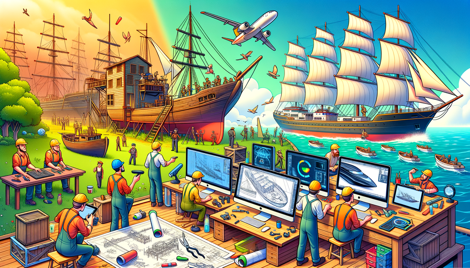 Design Software History: Navigating the Digital Seas: Evolution of Design Software in Marine and Shipbuilding Industry