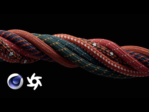 Curve To Rope Simulation TUTORIAL | Render Dynamic Rope Simulation with Octane and Cinema 4D Pa