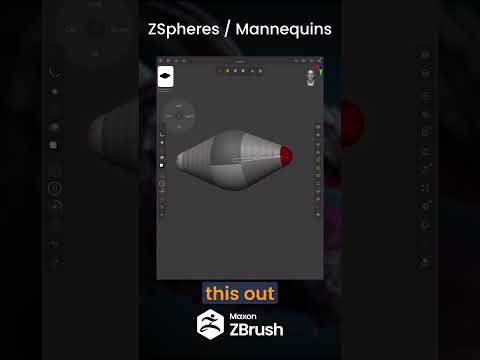 ZSpheres Mannequins in ZBrush