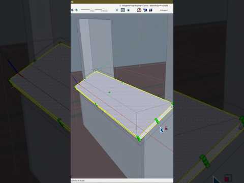 Save Navigation Time when Modeling Symmetrically #sketchup