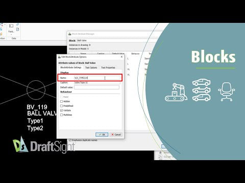 Edit Block Attribute(s) Definition Using "Block Attribute Manager"