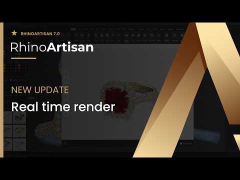 Real-time render RhinoArtisan 7.0 | RhinoArtisan