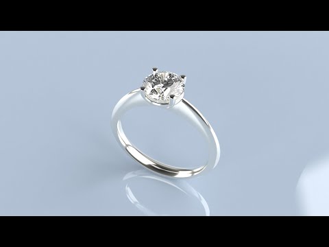 Speed Modeling: Classic Engagement Ring in 1 Minute