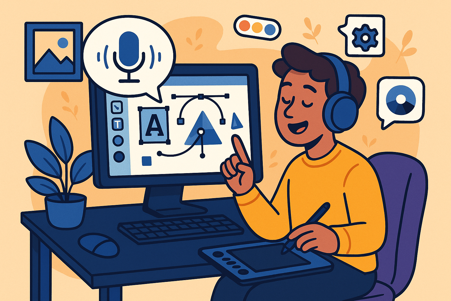 Revolutionizing Design with Voice-Controlled Tools: Enhancing Accessibility and Workflow Efficiency
