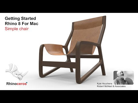Mastering Rhino 8 for Mac: A Step-by-Step Guide to Designing a Stylish Chair with Kyle Houchens