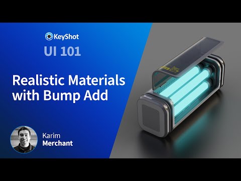 How to Get Started with KeyShot - Realistic Materials with Bump Add