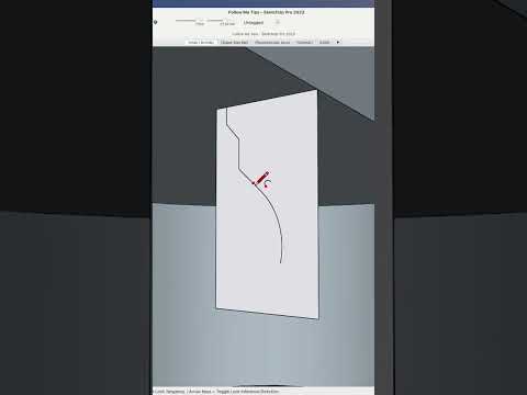 Don't draw in 3D space, try this instead #shorts #sketchup