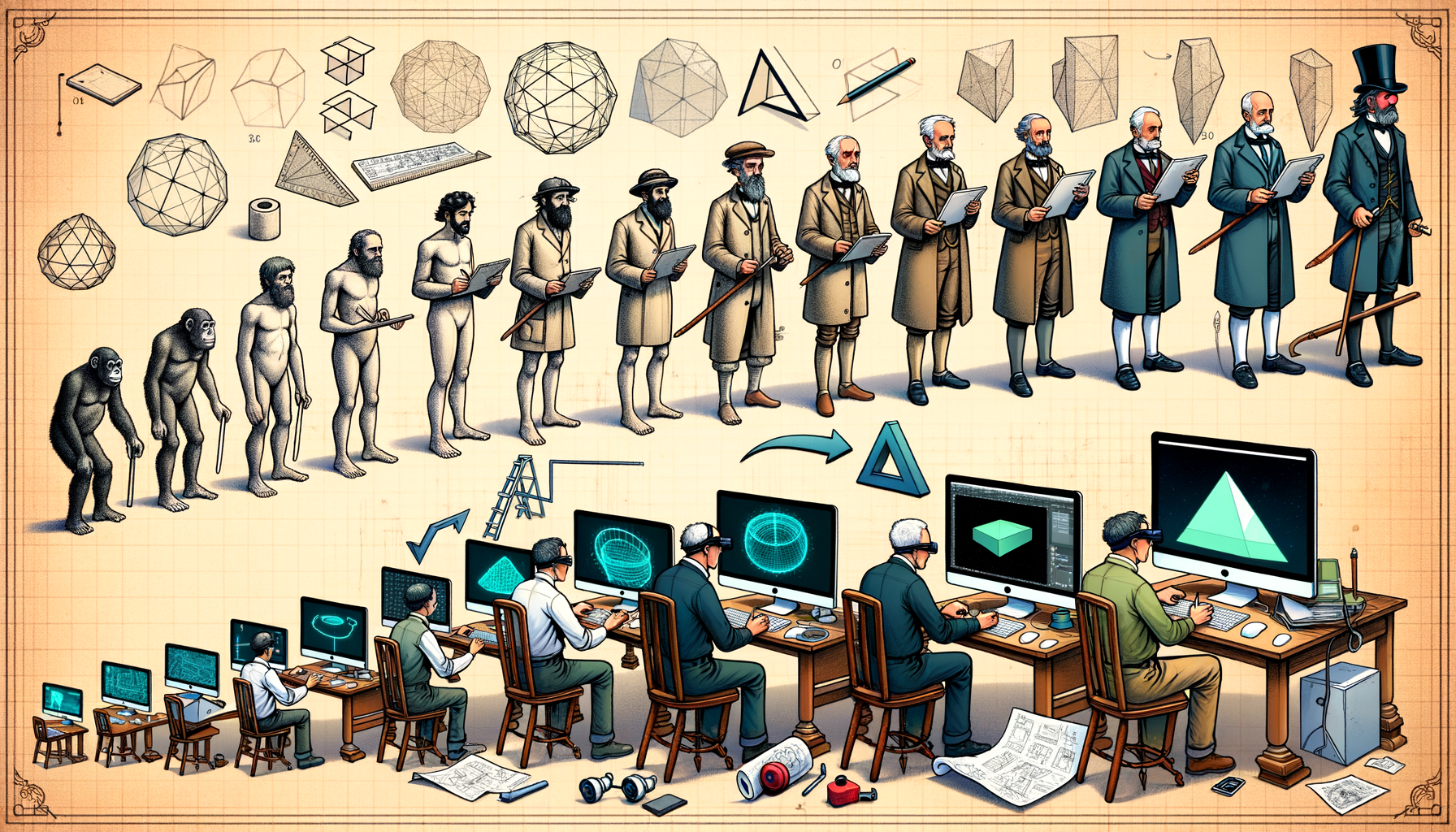 Software Simulation History Design Software History: Historical Development of Geometric Modeling