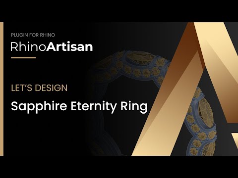 Tutorial: Sapphire Eternity Ring | RhinoArtisan