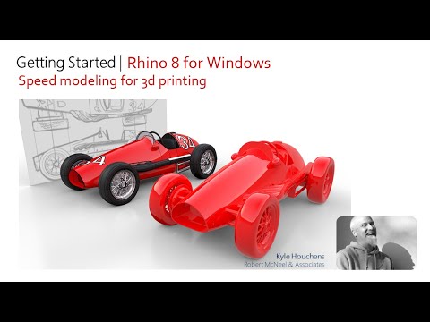 Getting Started Rhino 8 windows- toy car speed build