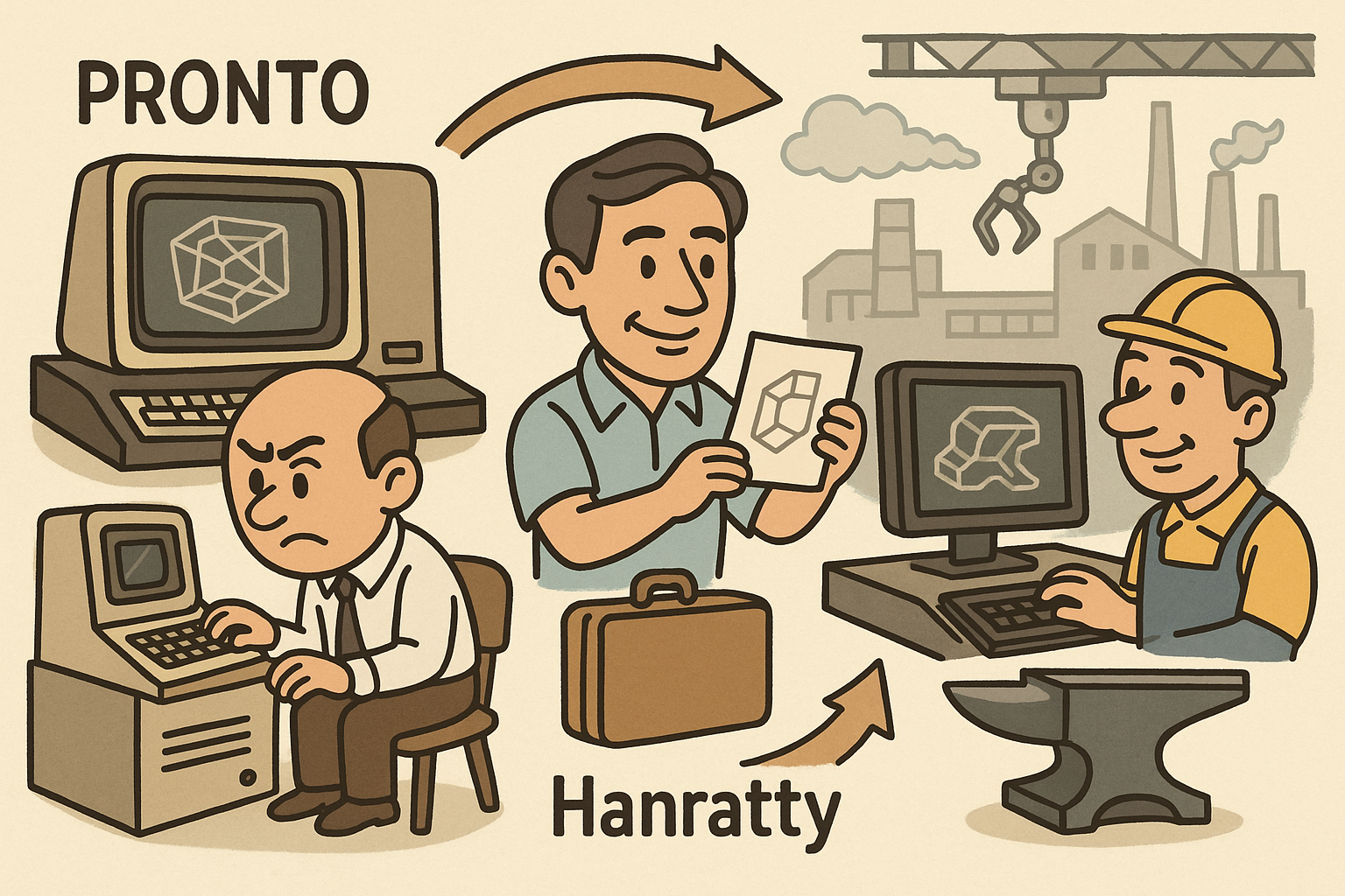 Design Software History: From PRONTO to ANVIL: Hanratty, Portability, and the Commercial Architecture of CAD/CAM