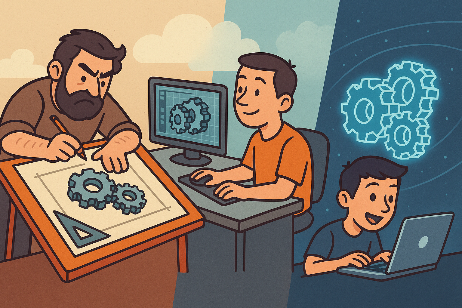 Design Software History: Evolution of Multi-Body Modeling in CAD: Historical Challenges, Innovations, and Future Trends in Design Software