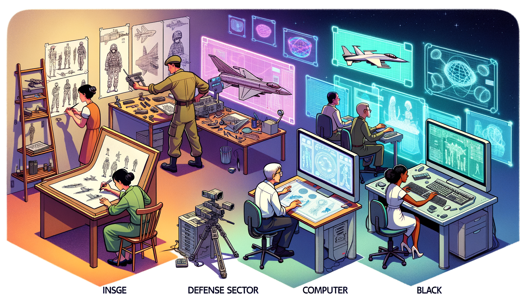 Design Software History: Historical Evolution of Design Software in the Defense Sector: From Basic Drafting to Advanced Simulation and Modeling Technologies