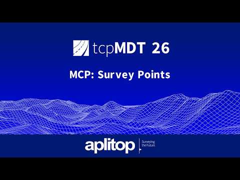 MCP Survey Points | tcpMDT 26