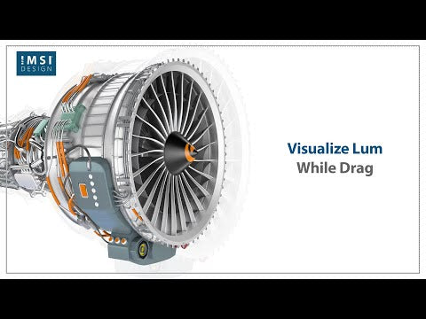 What's New in TurboCAD® 2024 - Visualize Lum While Drag