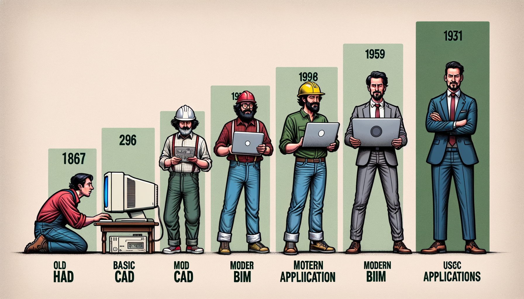 Design Software History: Evolution of Design Software in the HVAC Industry: From CAD to BIM and Beyond