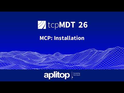 MCP Installation | tcpMDT 26