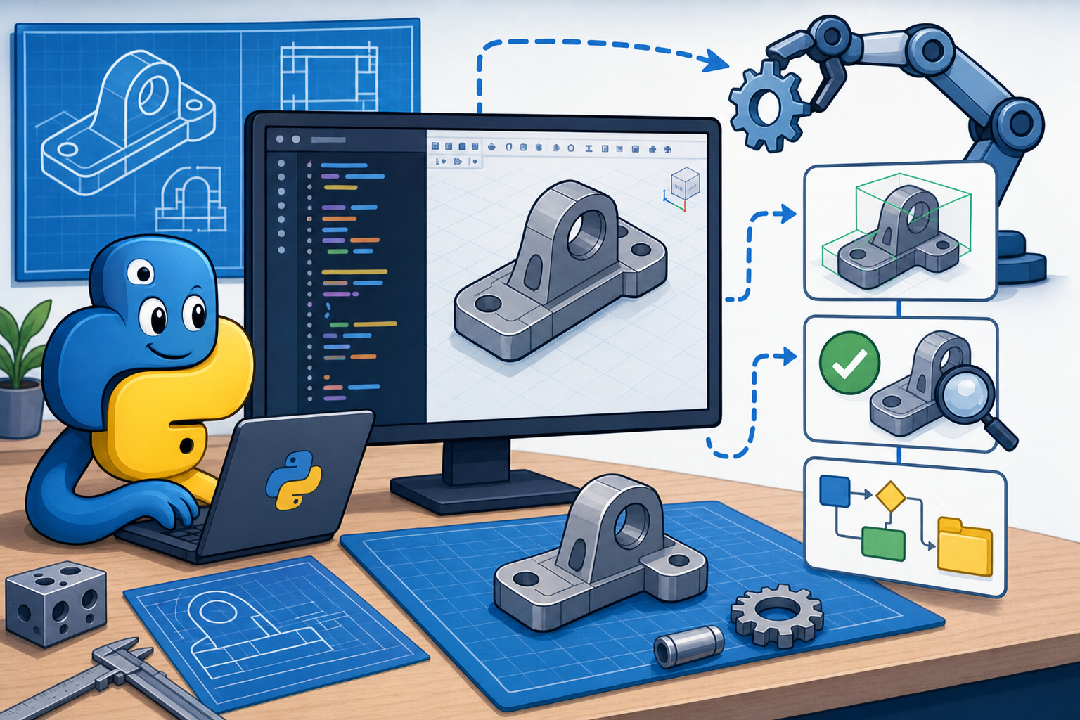 Python Scripting in CAD: Automating Geometry, Validation, and Design W