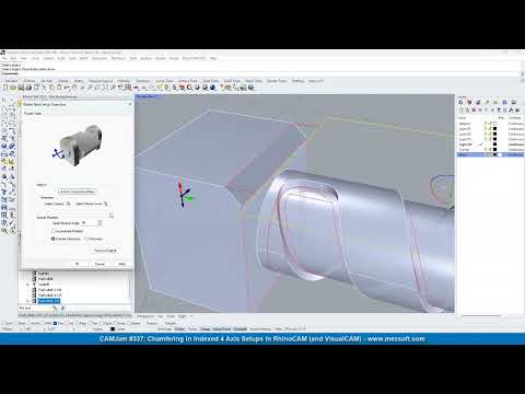 CAMJam #337: Chamfering in Indexed 4 Axis Setups