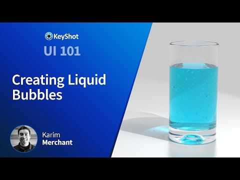 How to Get Started with KeyShot - Creating Liquid Bubbles
