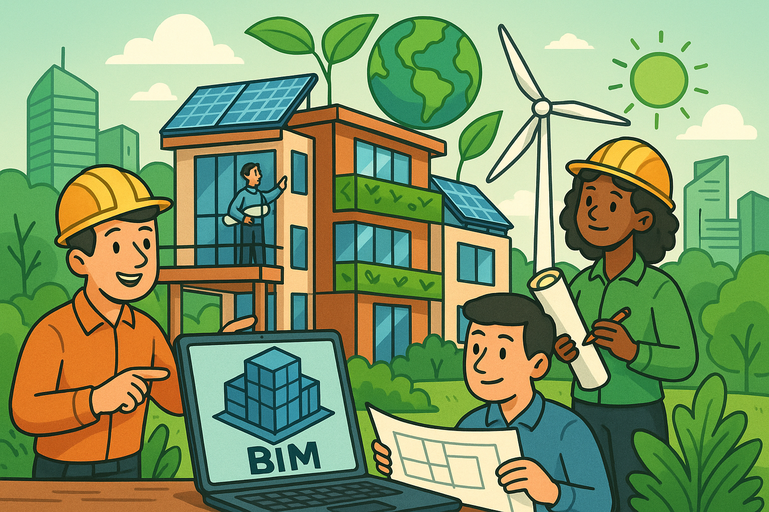 BIM and Sustainable Design: Transforming Modern Architecture for a Greener Future